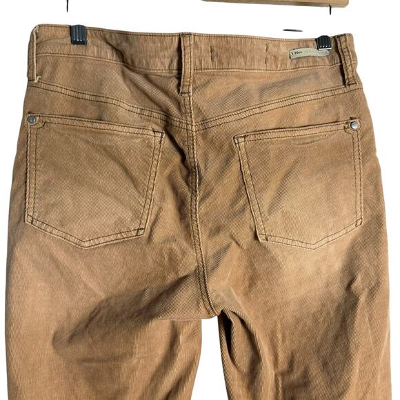 Anthropologie Pilcro Script Light Brown Corduroy High Rise Skinny Jeans 30 Tall - Picture 9 of 10